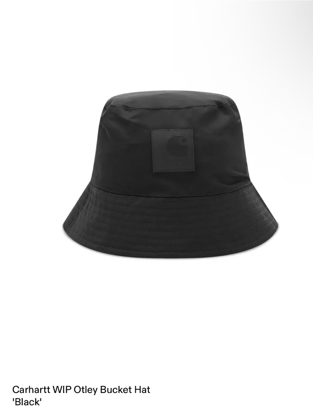 NWOT Carhartt WIP Otley Bucket Hat 'Black' sz M/L